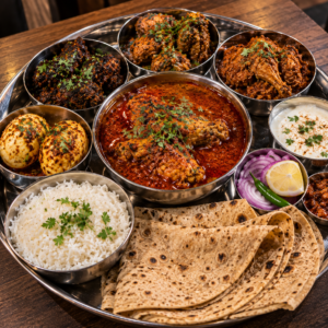Varhadi Chicken Thali